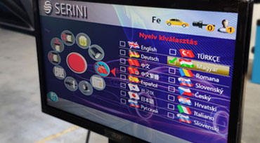 Multi-language interface and LCD screen